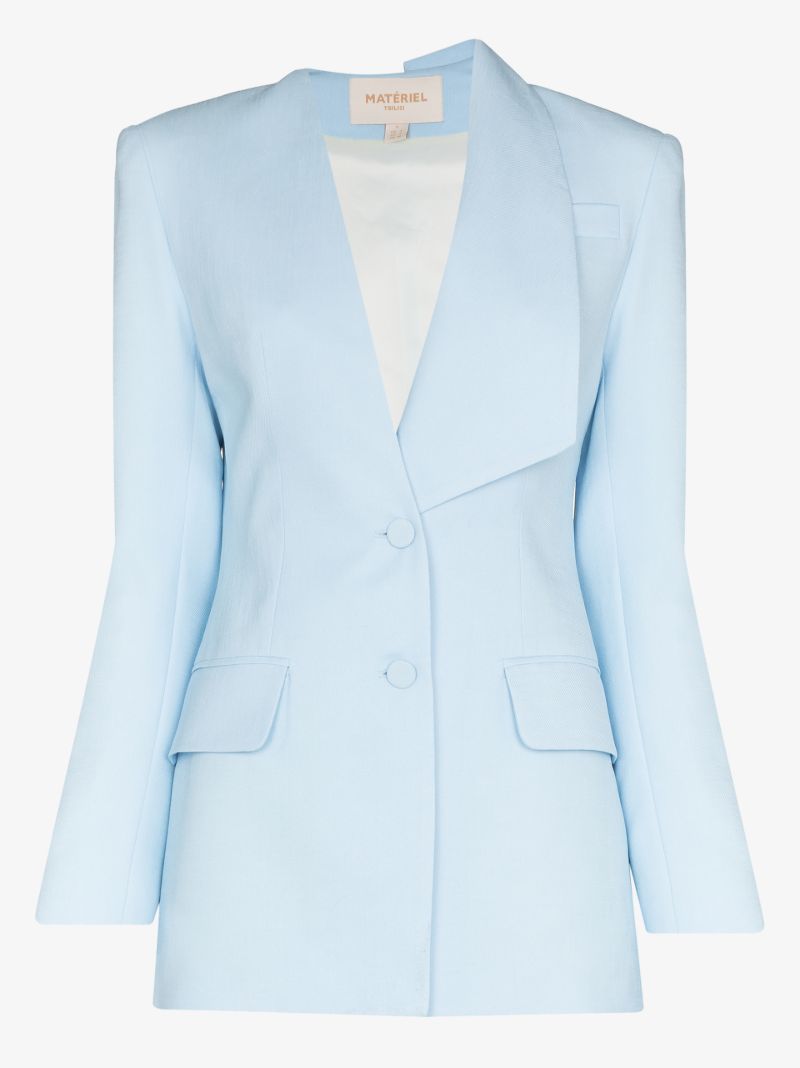 Blue Asymmetric Blazer
