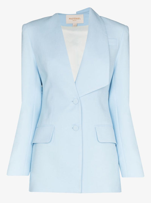 Blue Asymmetric Blazer