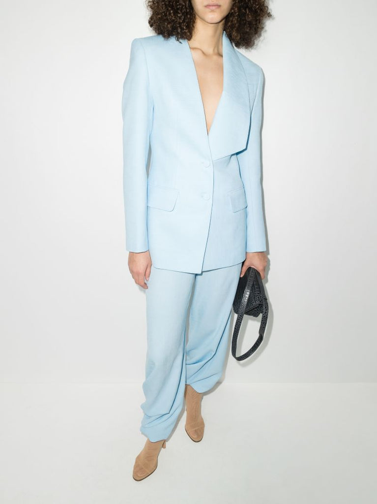 Blue Asymmetric Blazer
