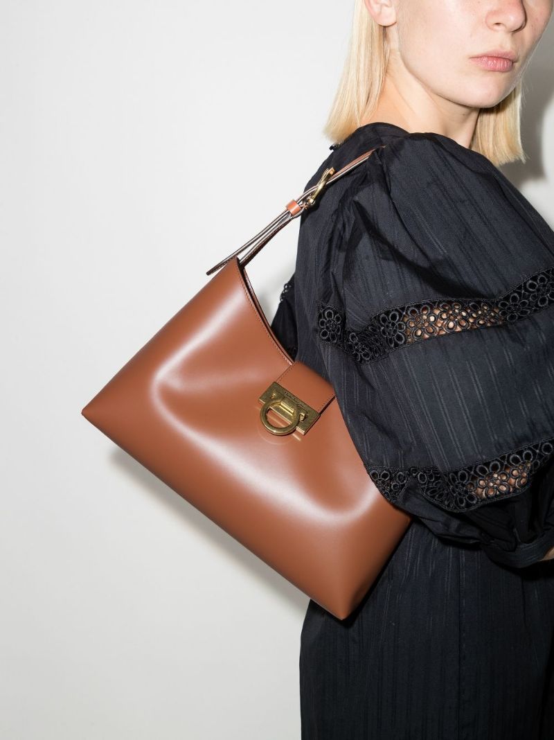 Trifolio Leather Shoulder Bag