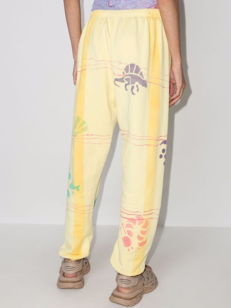 Picnic Wave Cotton Track Pants