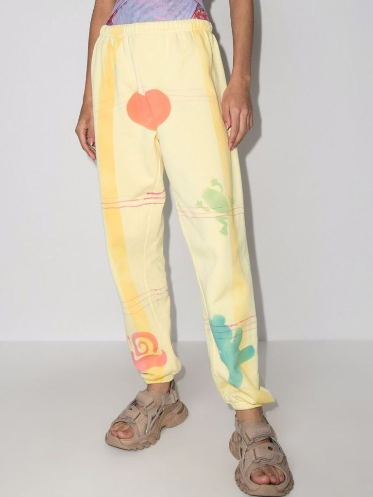 Picnic Wave Cotton Track Pants