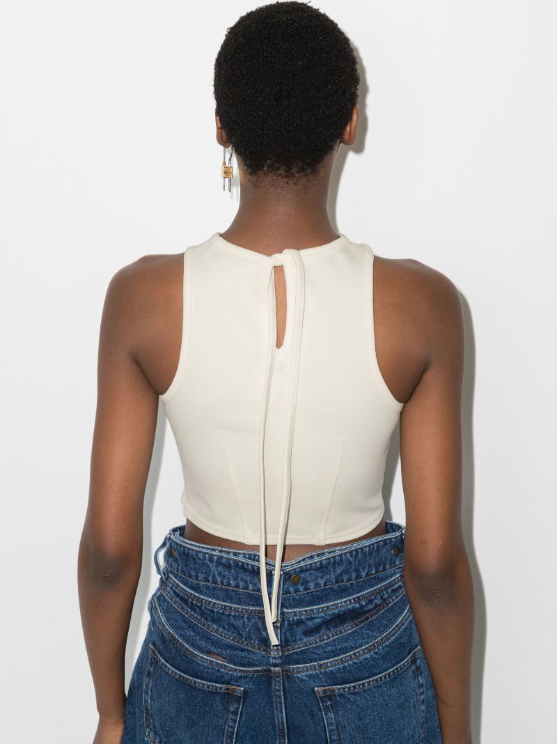Asymmetric Cutout Tank Top