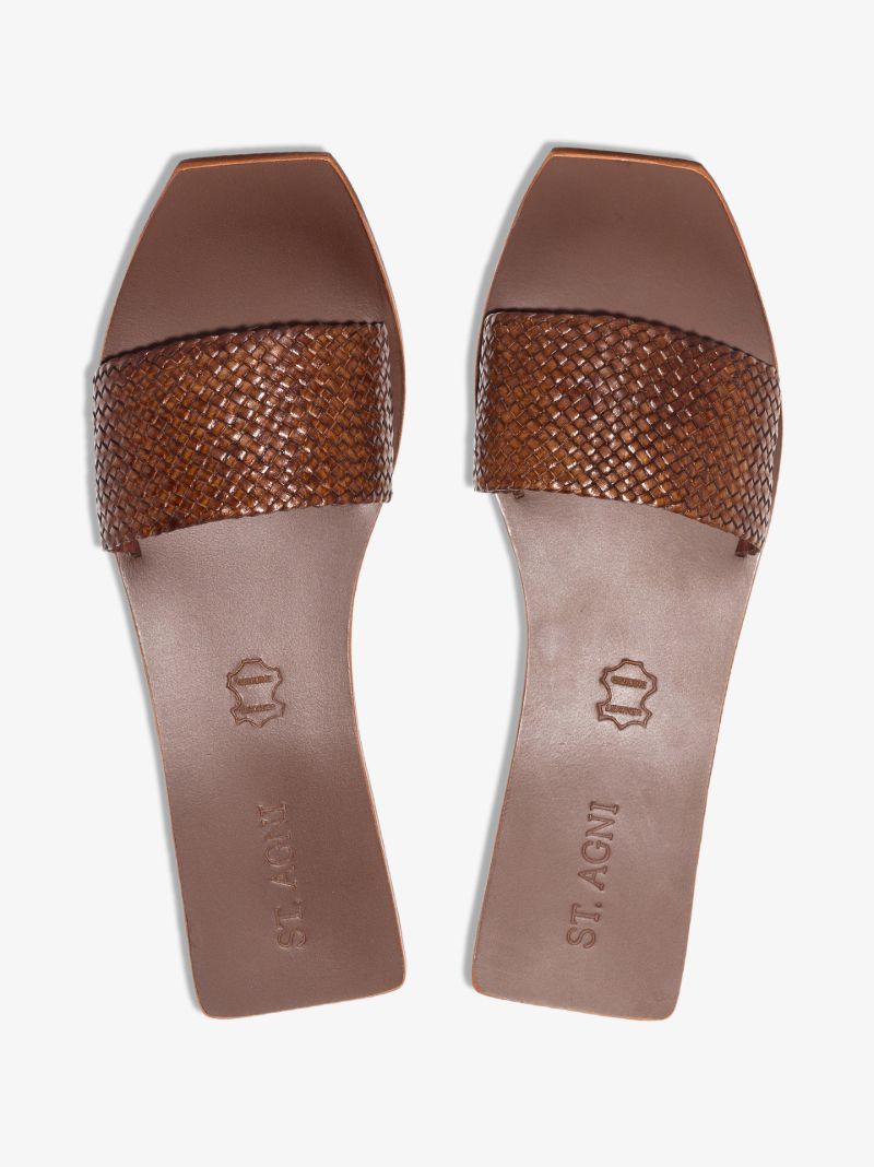 Brown Edi Leather Sandals