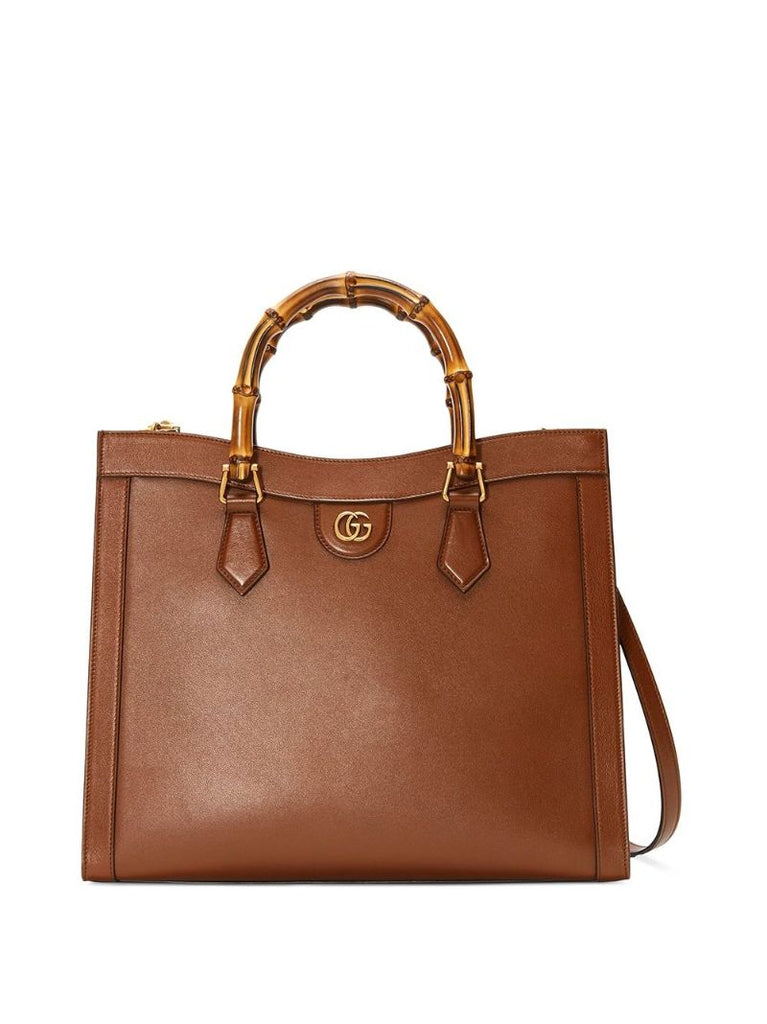 Brown Leather Small Leather Tote Bag