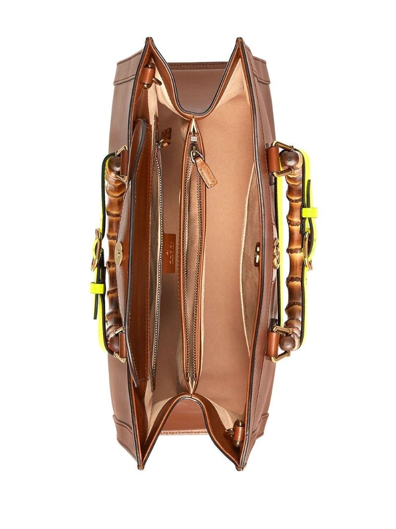 Brown Leather Small Leather Tote Bag