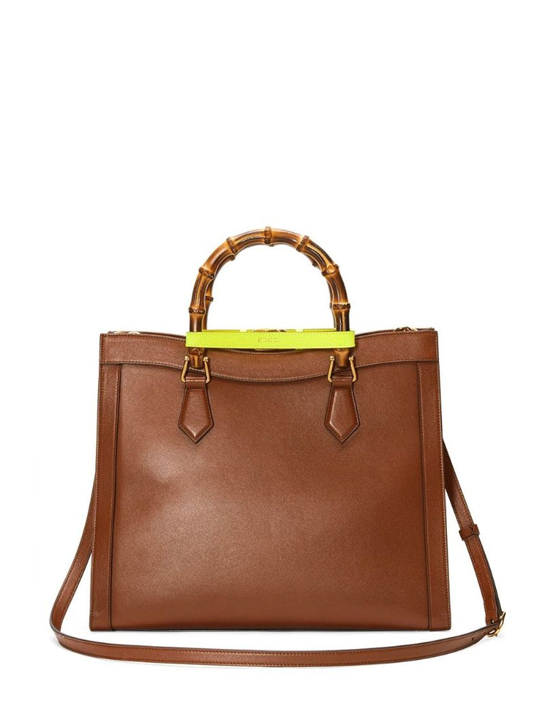Brown Leather Small Leather Tote Bag