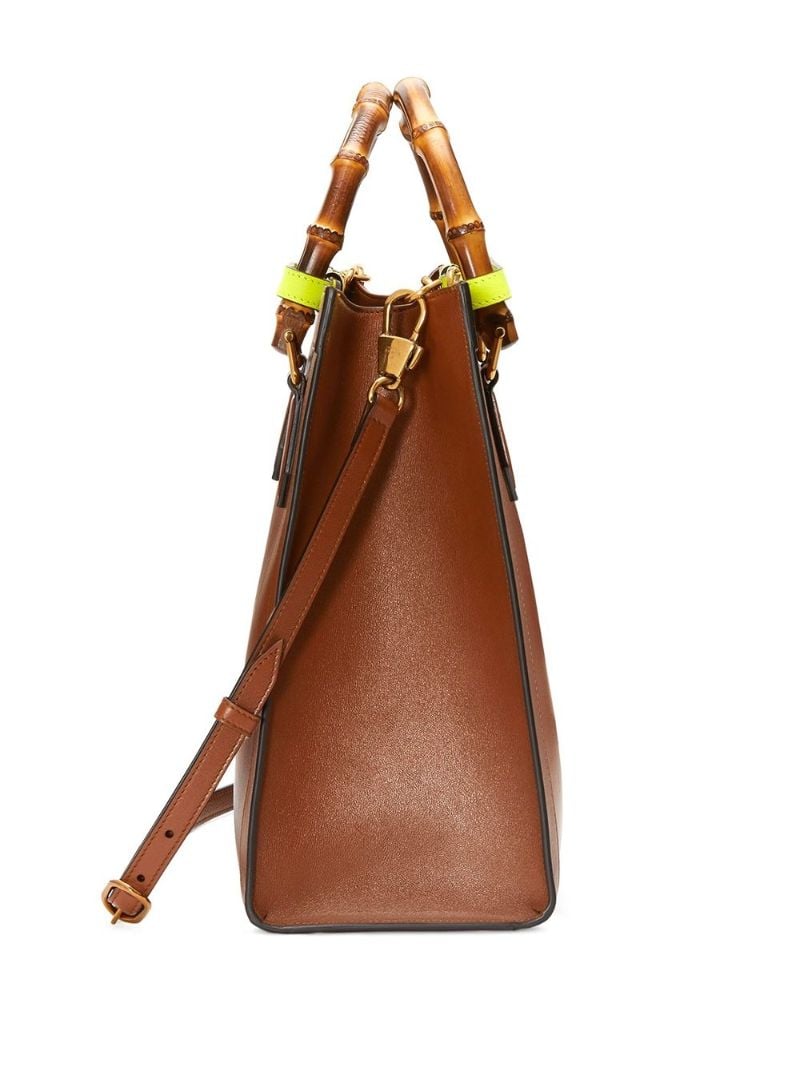 Brown Leather Small Leather Tote Bag