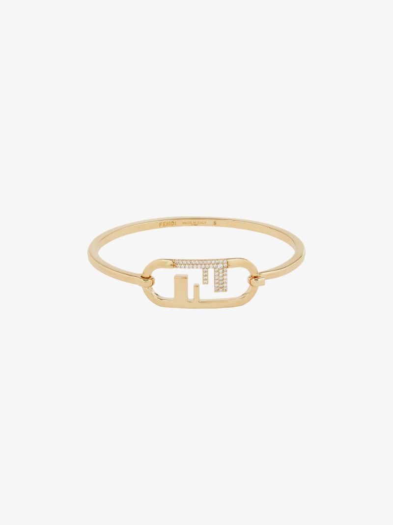 Gold-plated OÃ¢â_x0082_¬â_x0084_¢lock Crystal Bracelet