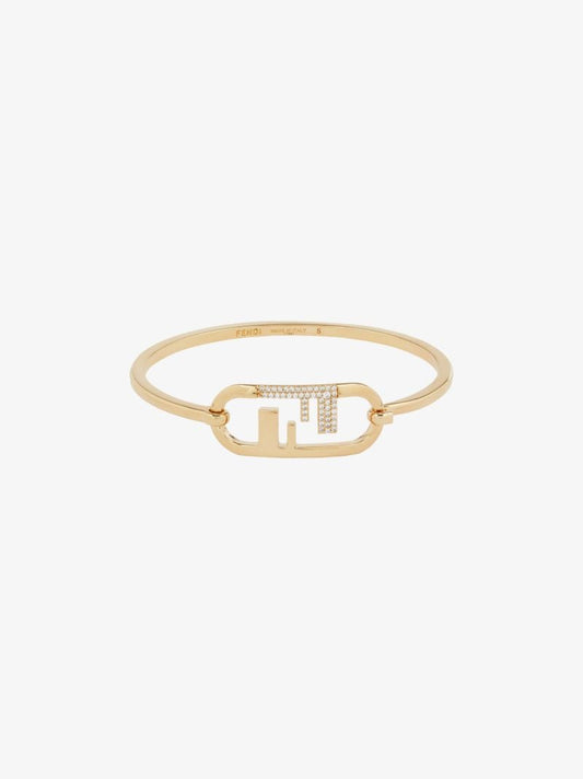Gold-plated OÃ¢â_x0082_¬â_x0084_¢lock Crystal Bracelet