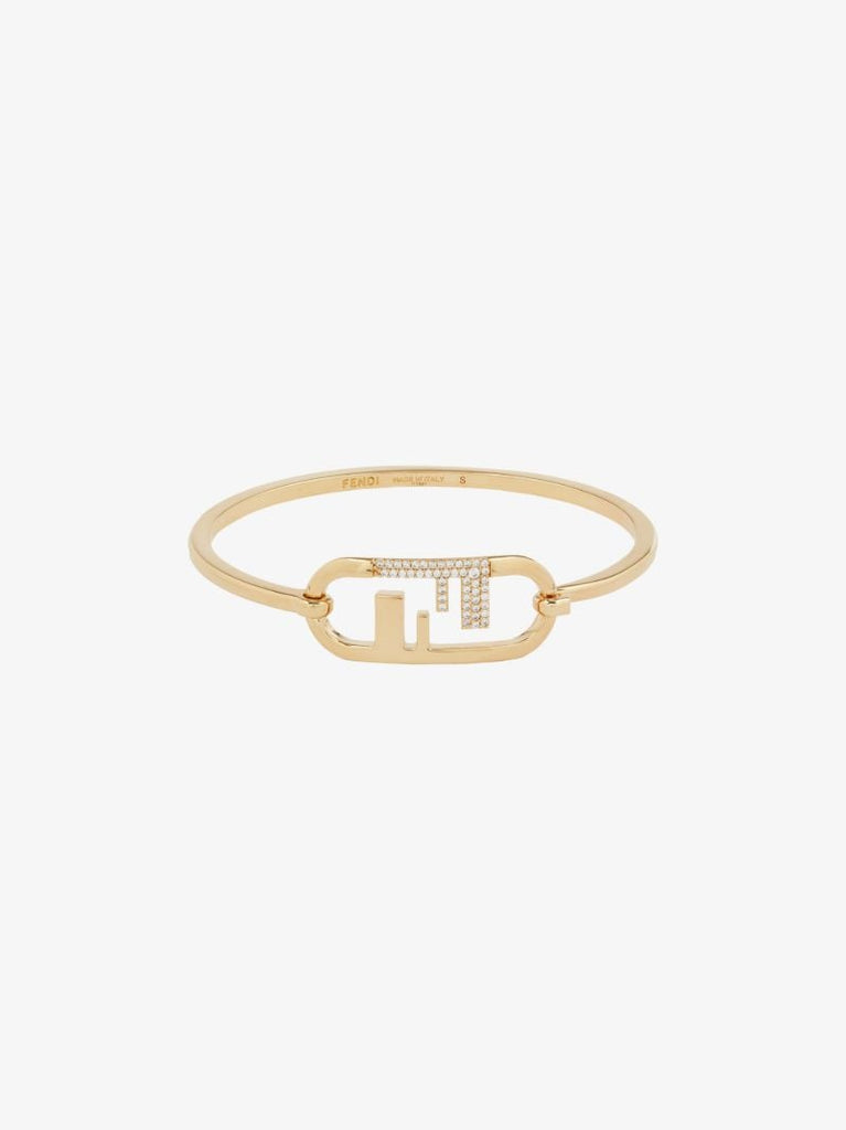 Gold-plated OÃ¢â_x0082_¬â_x0084_¢lock Crystal Bracelet