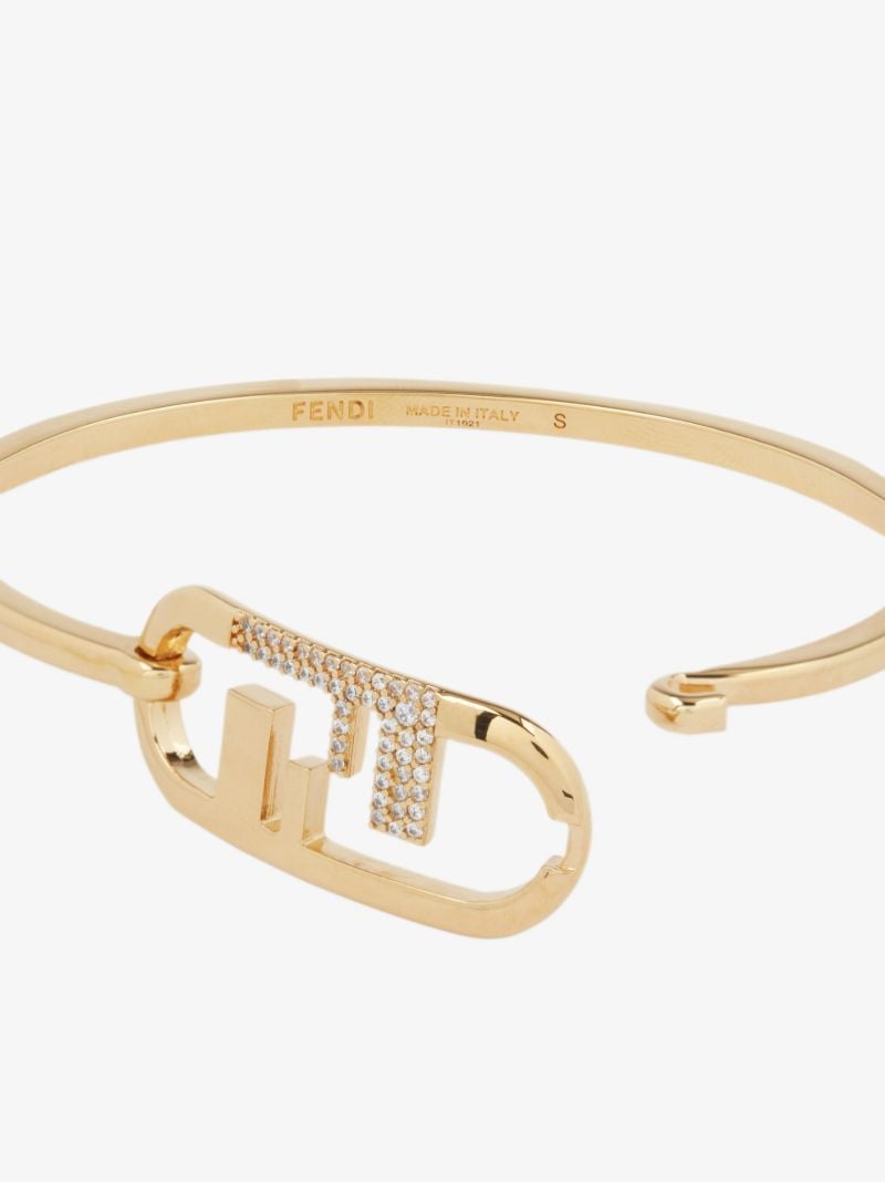 Gold-plated OÃ¢â_x0082_¬â_x0084_¢lock Crystal Bracelet