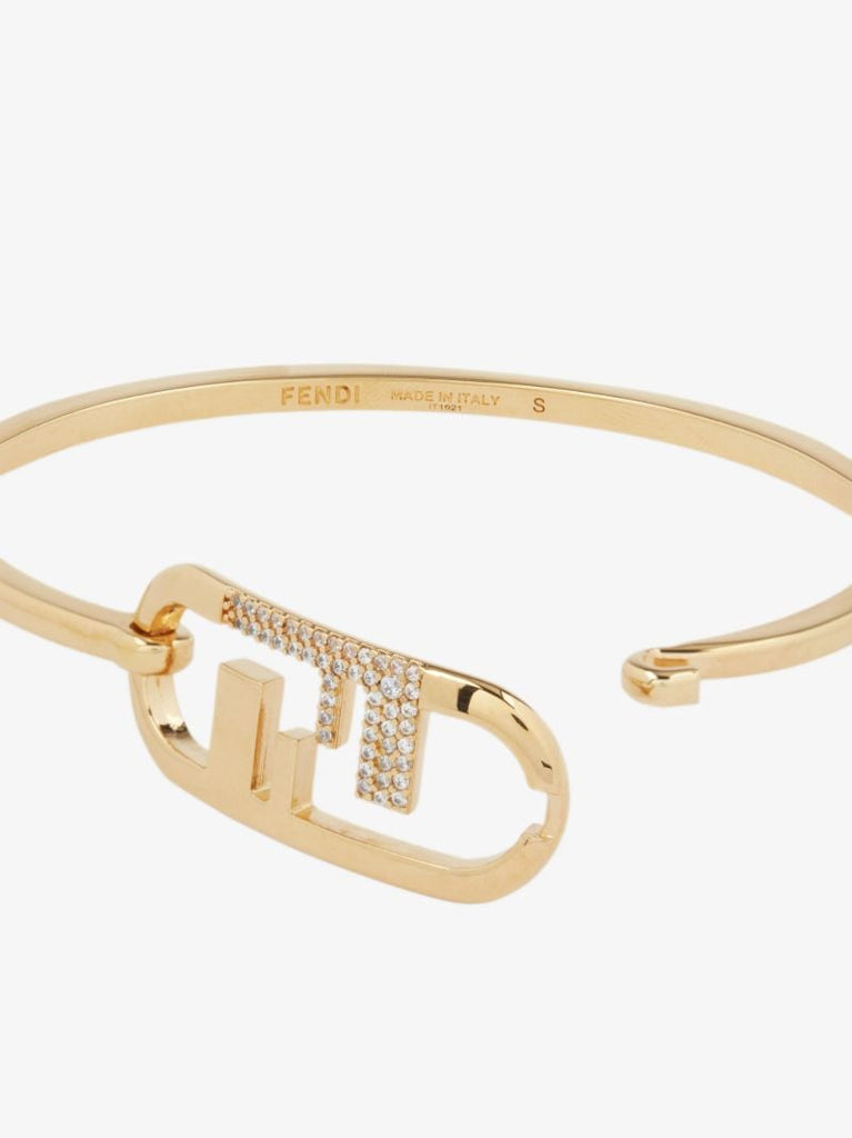 Gold-plated OÃ¢â_x0082_¬â_x0084_¢lock Crystal Bracelet