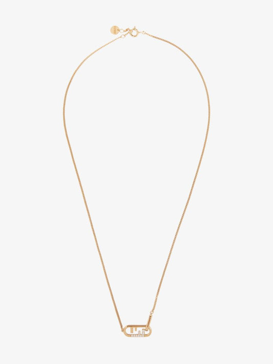 Gold-plated OÃ¢â_x0082_¬â_x0084_¢lock Crystal Necklace