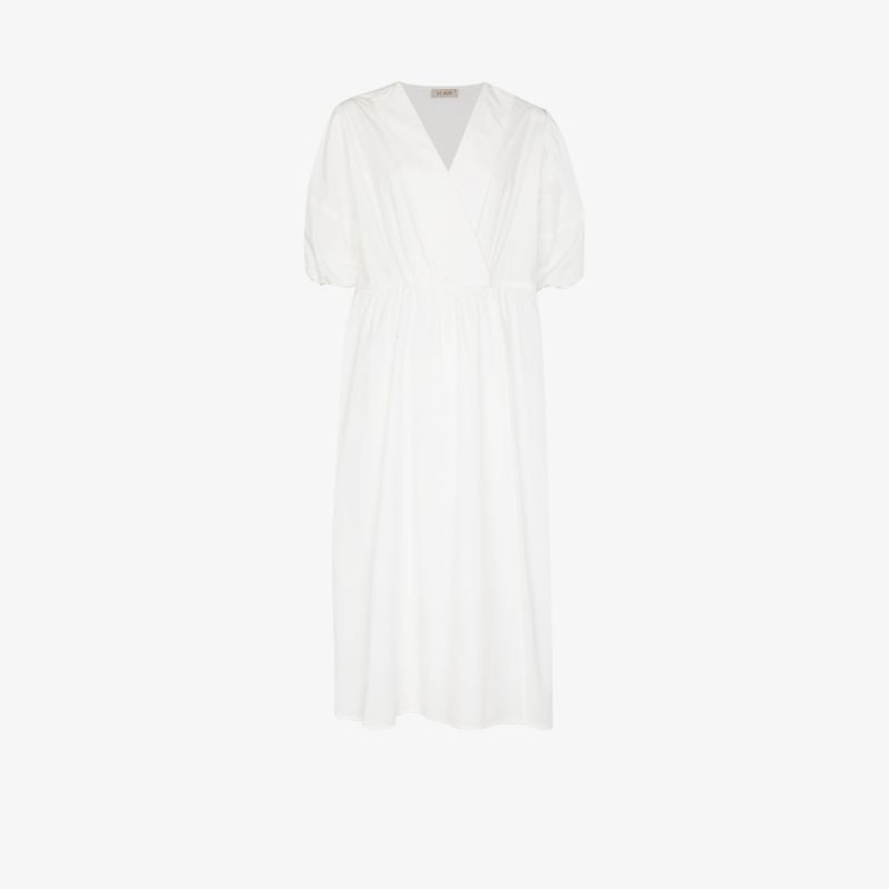 Copenhagen Puff Sleeve Midi Dress