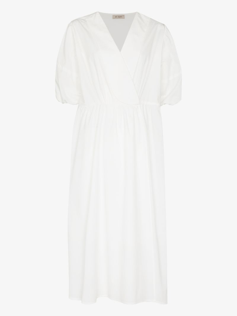 Copenhagen Puff Sleeve Midi Dress