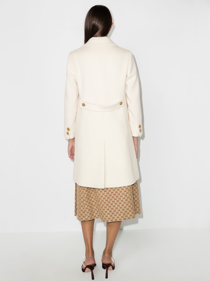 Embroidered Wool Coat