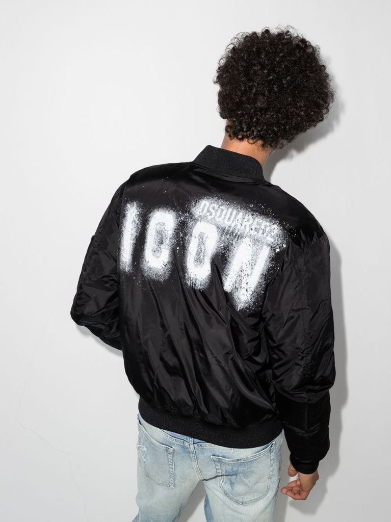 Spray Icon Logo Bomber Jacket