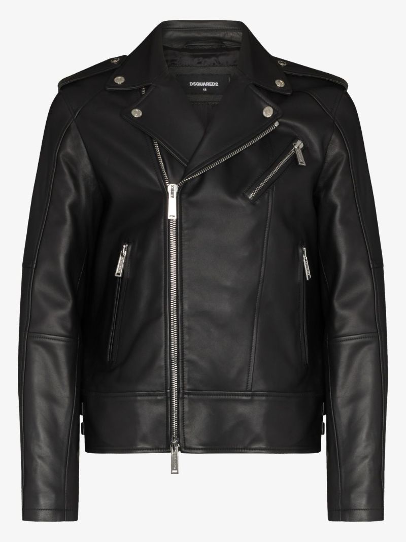 Kiodo Leather Biker Jacket