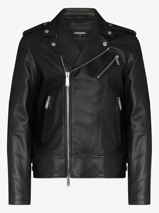 Kiodo Leather Biker Jacket