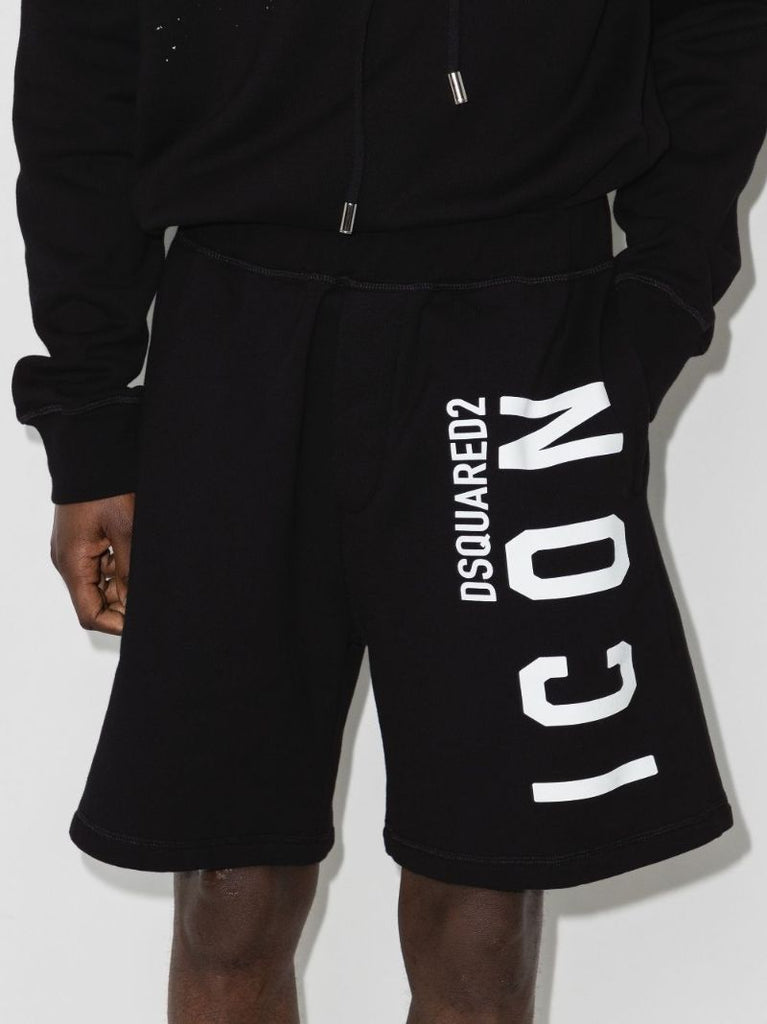 Icon Logo Print Track Shorts