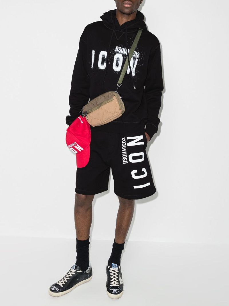 Icon Logo Print Track Shorts