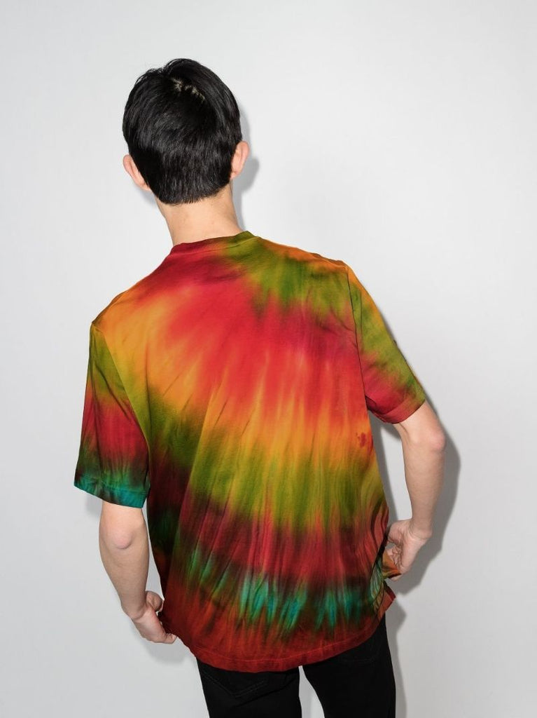 Tie-dye Mirrored Logo T-shirt