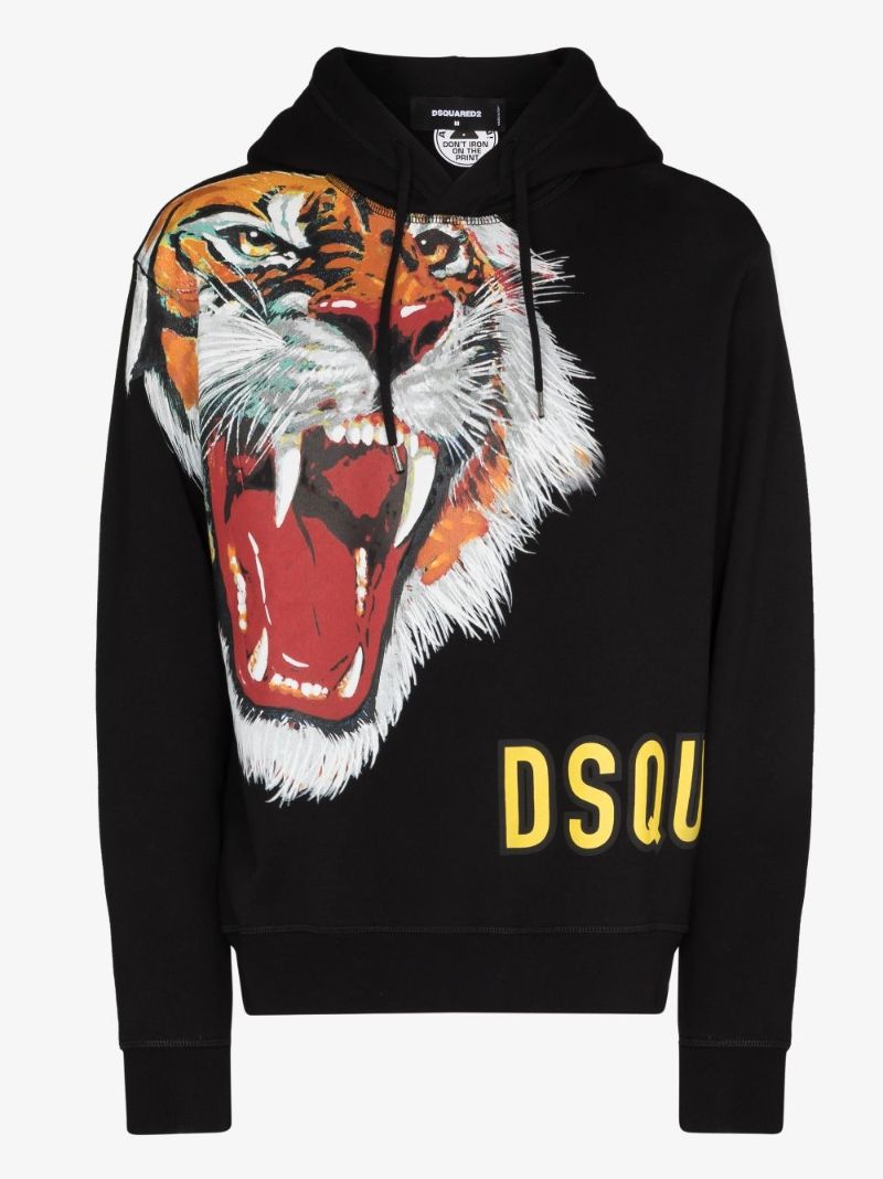 Tiger Print Hoodie