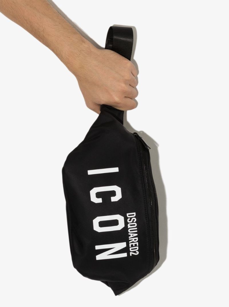 Black Icon Cross Body Bag