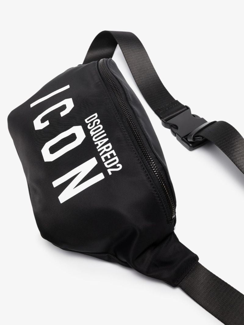 Black Icon Cross Body Bag