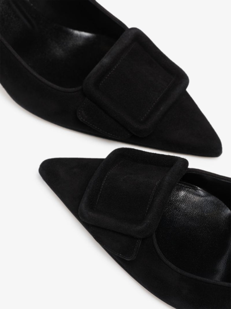 Black Maysale 50 Suede Pumps