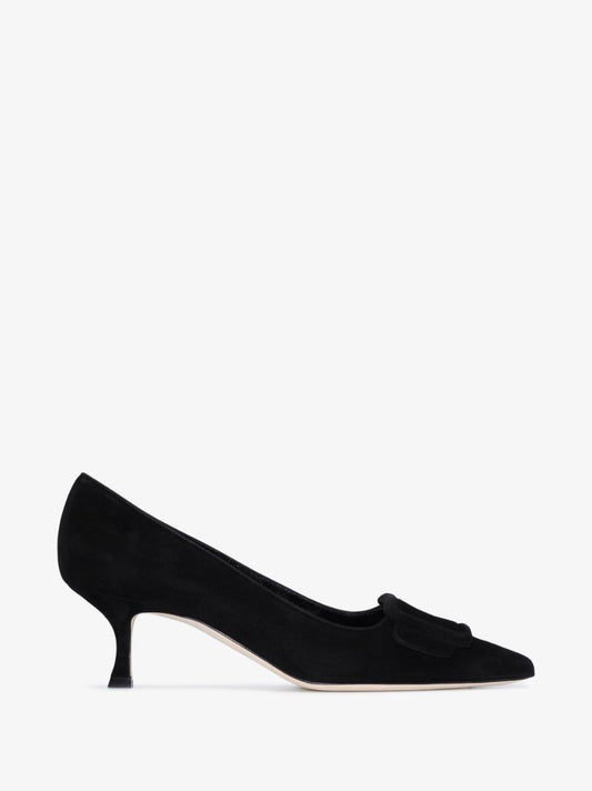 Black Maysale 50 Suede Pumps