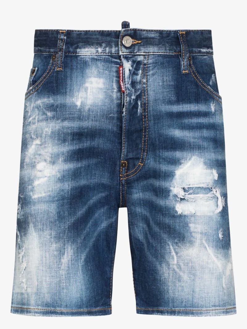 Doodle Marine Denim Shorts