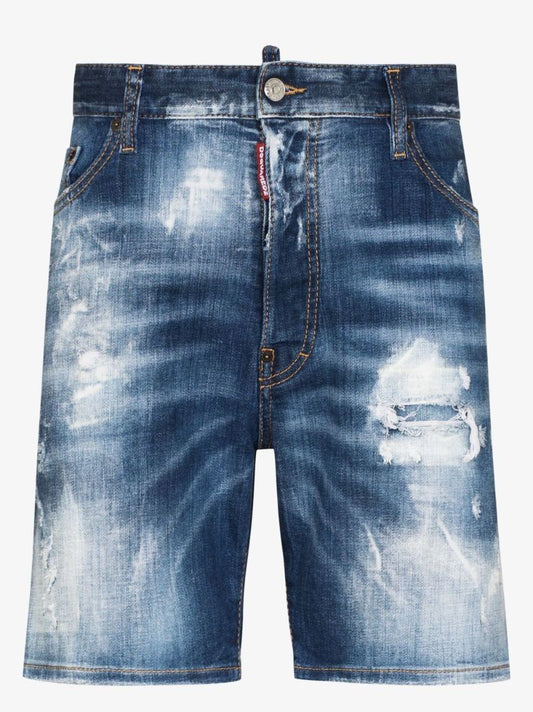 Doodle Marine Denim Shorts
