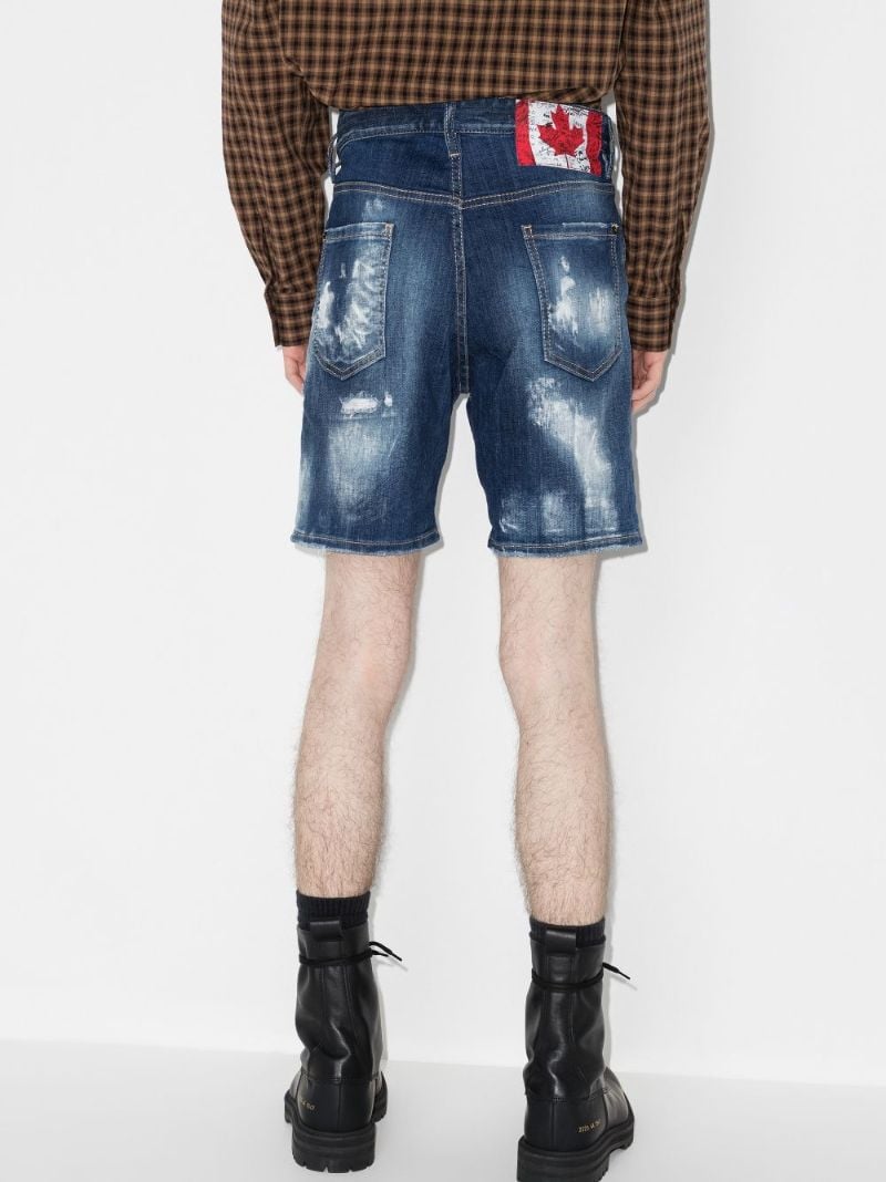 Doodle Marine Denim Shorts