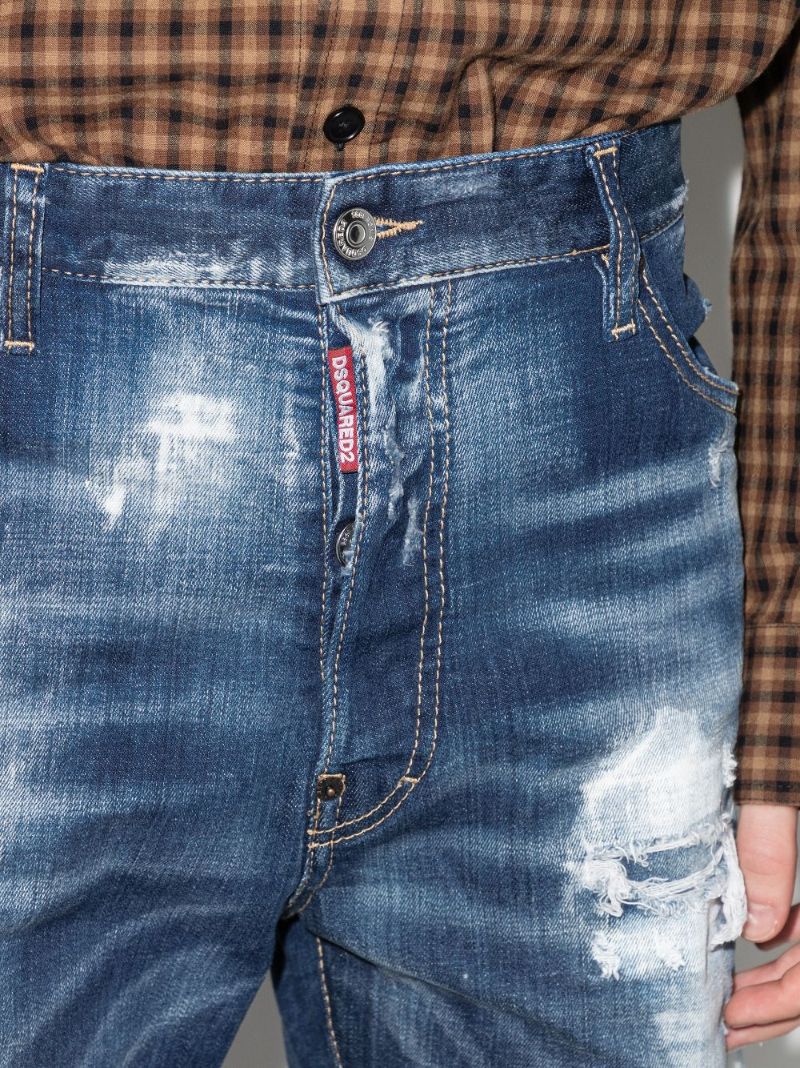 Doodle Marine Denim Shorts