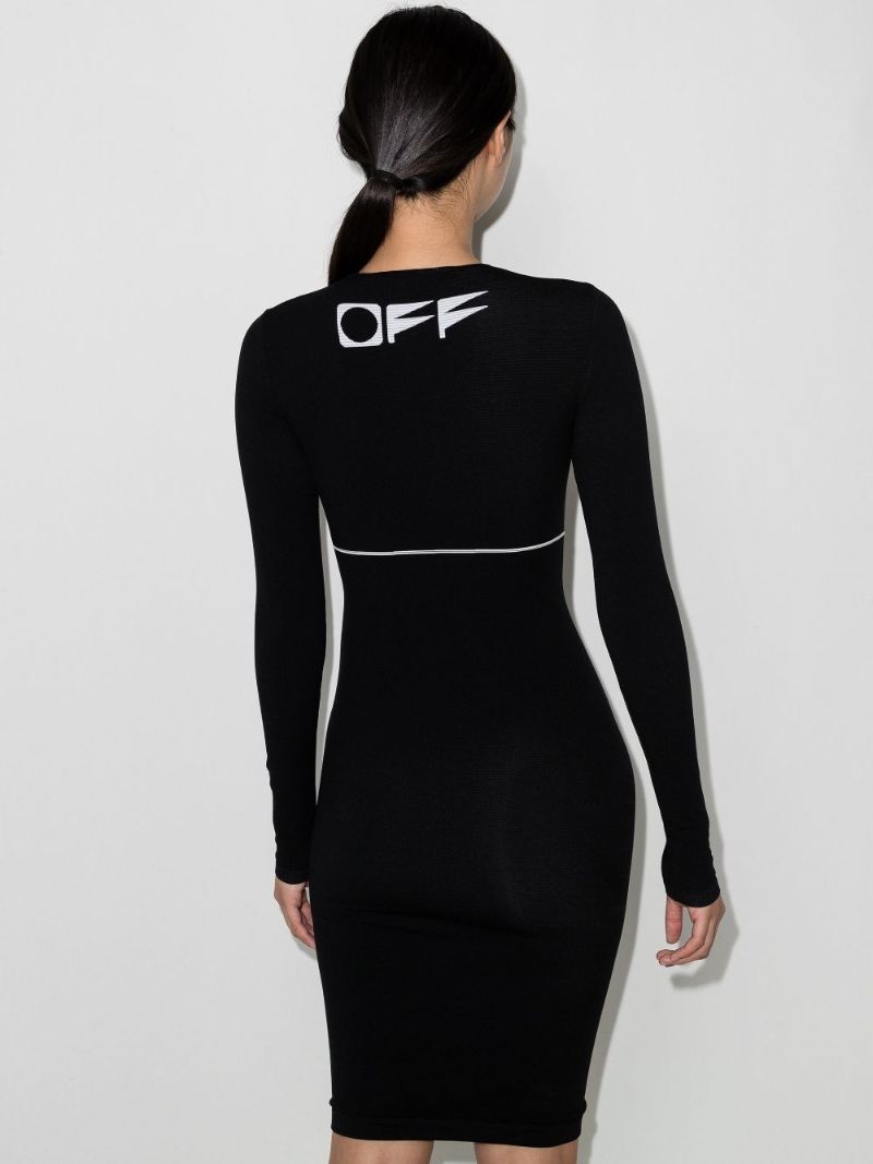 Logo Seamless Midi Dress