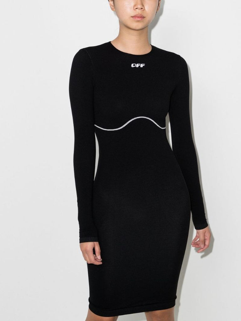 Logo Seamless Midi Dress