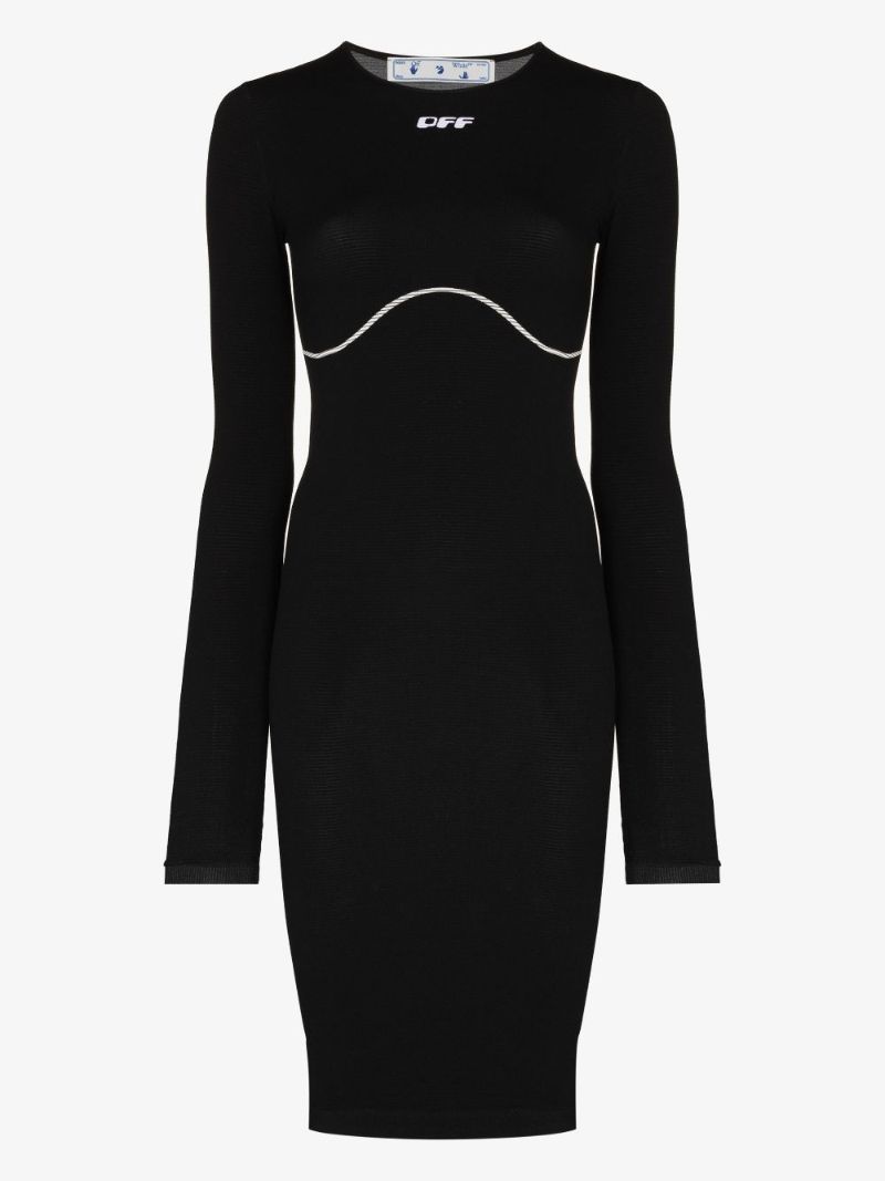 Logo Seamless Midi Dress