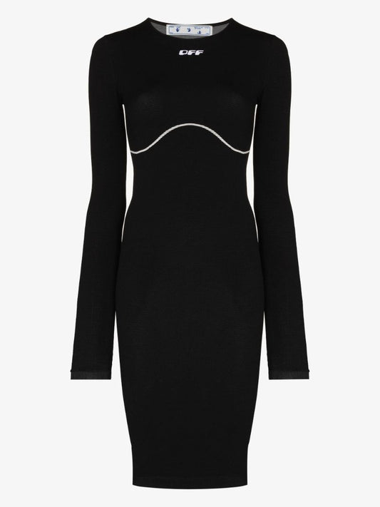 Logo Seamless Midi Dress