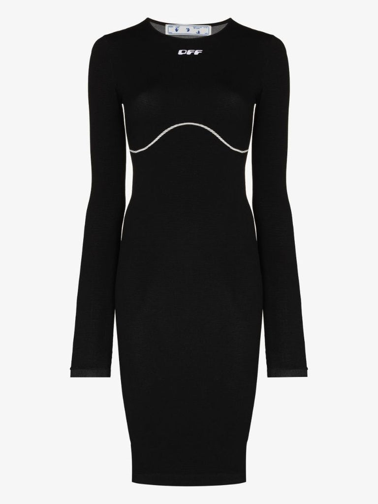 Logo Seamless Midi Dress
