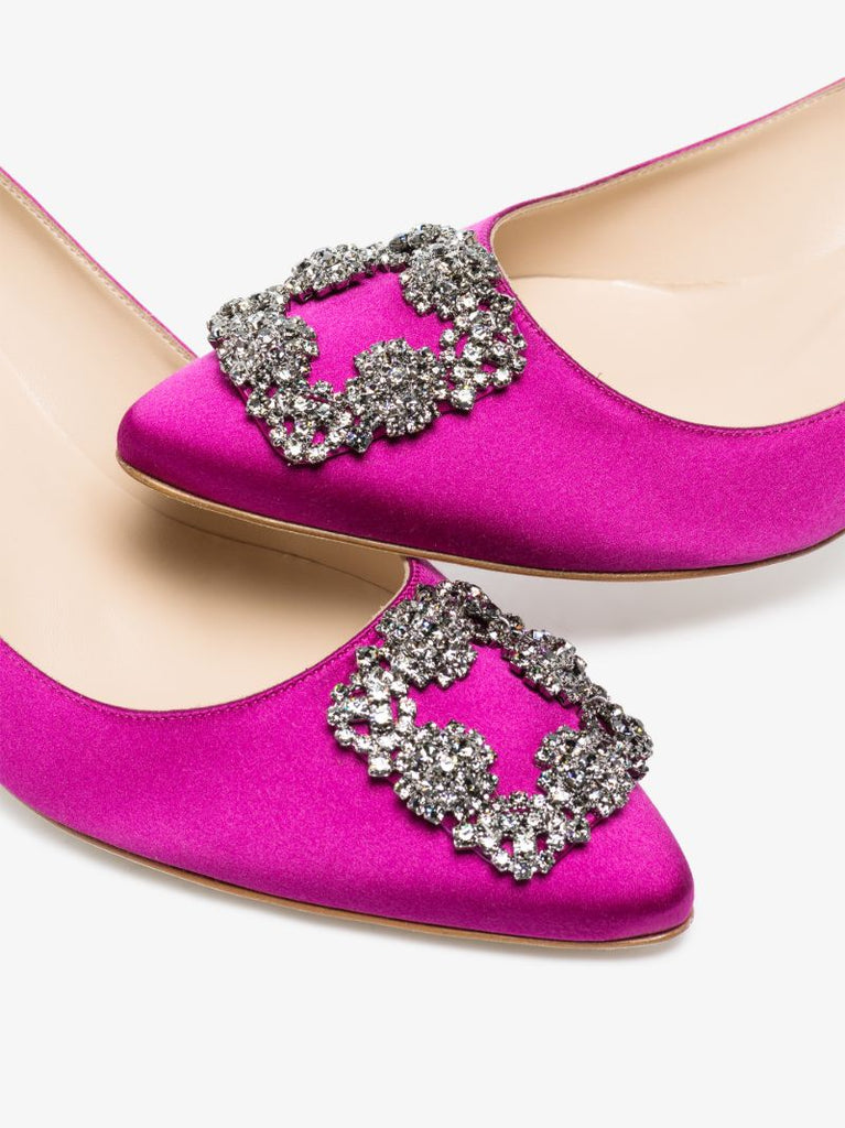 Pink Hangisi 50 Satin Pumps