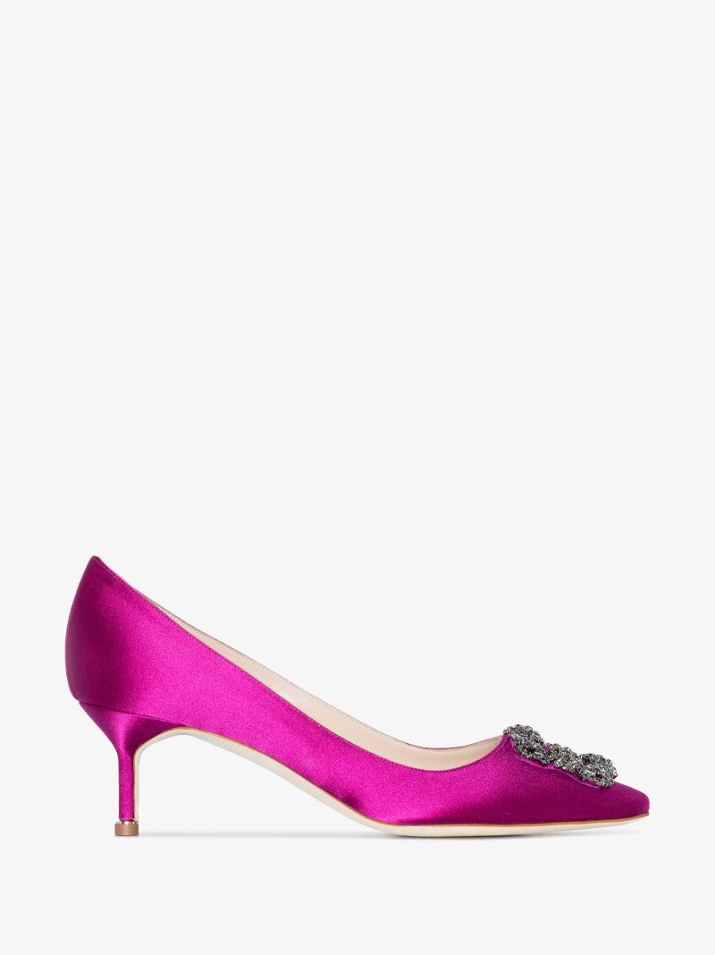 Pink Hangisi 50 Satin Pumps