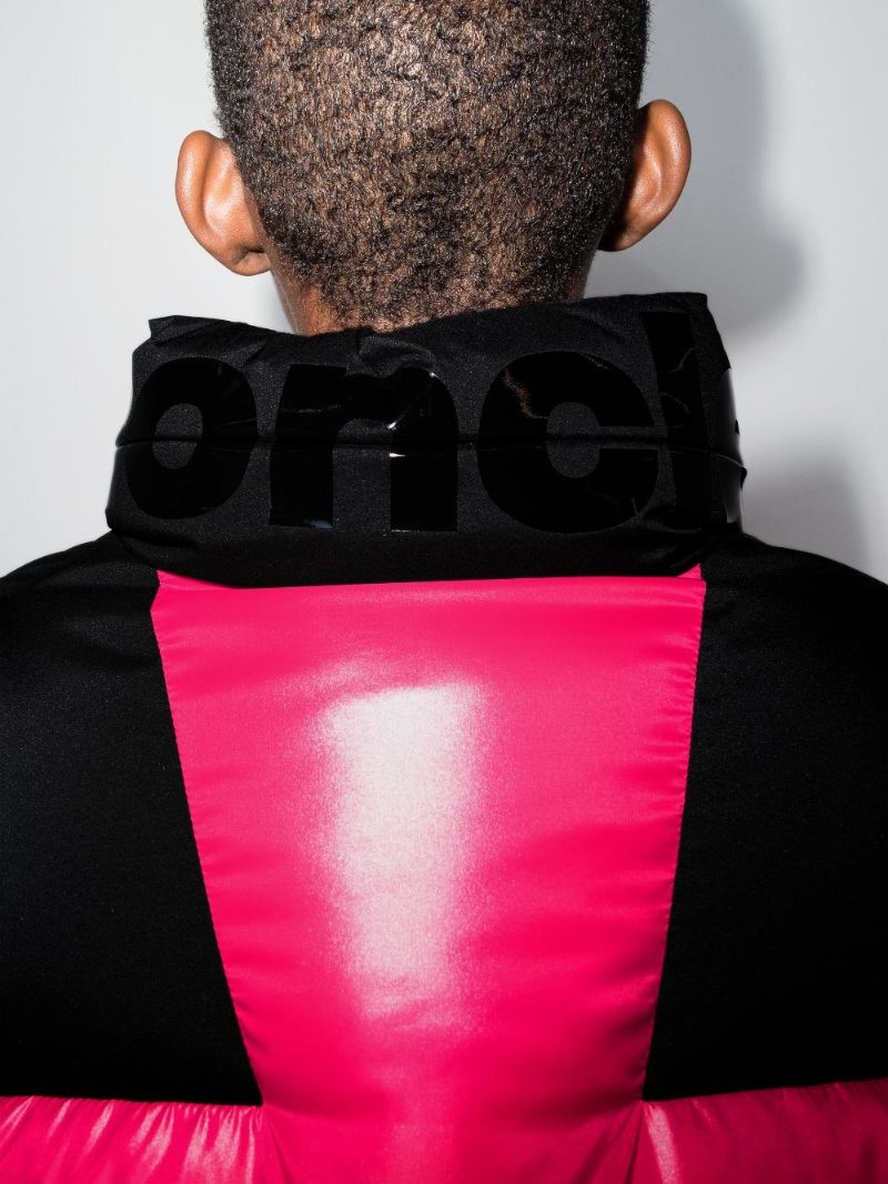 Jasione Colour-block Cropped Padded Jacket