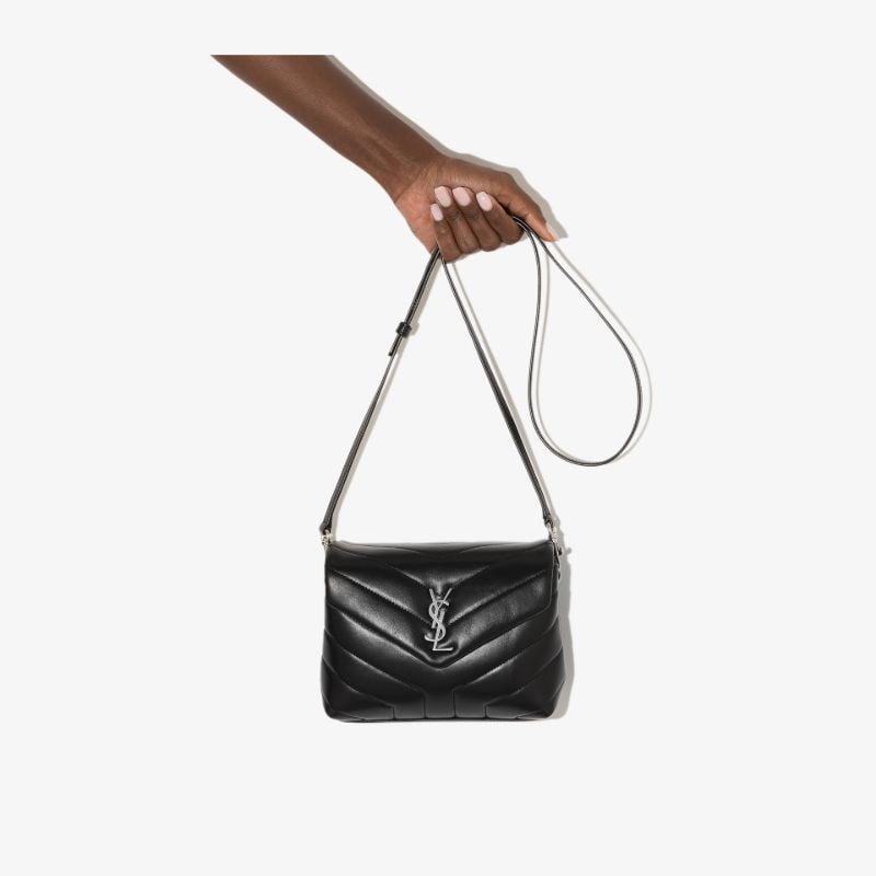 Black Loulou Toy Leather Shoulder Bag