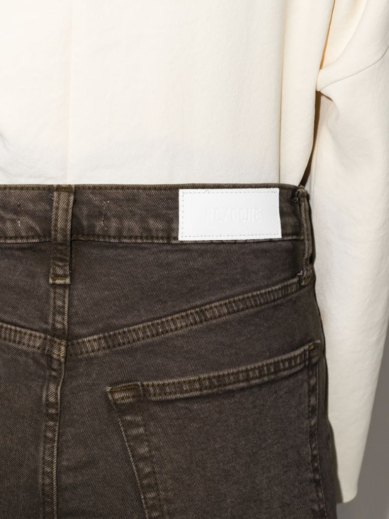 Ã¢â_x0082_¬Ë_x009c_70s Stove Pipe High Waist Cropped Jeans