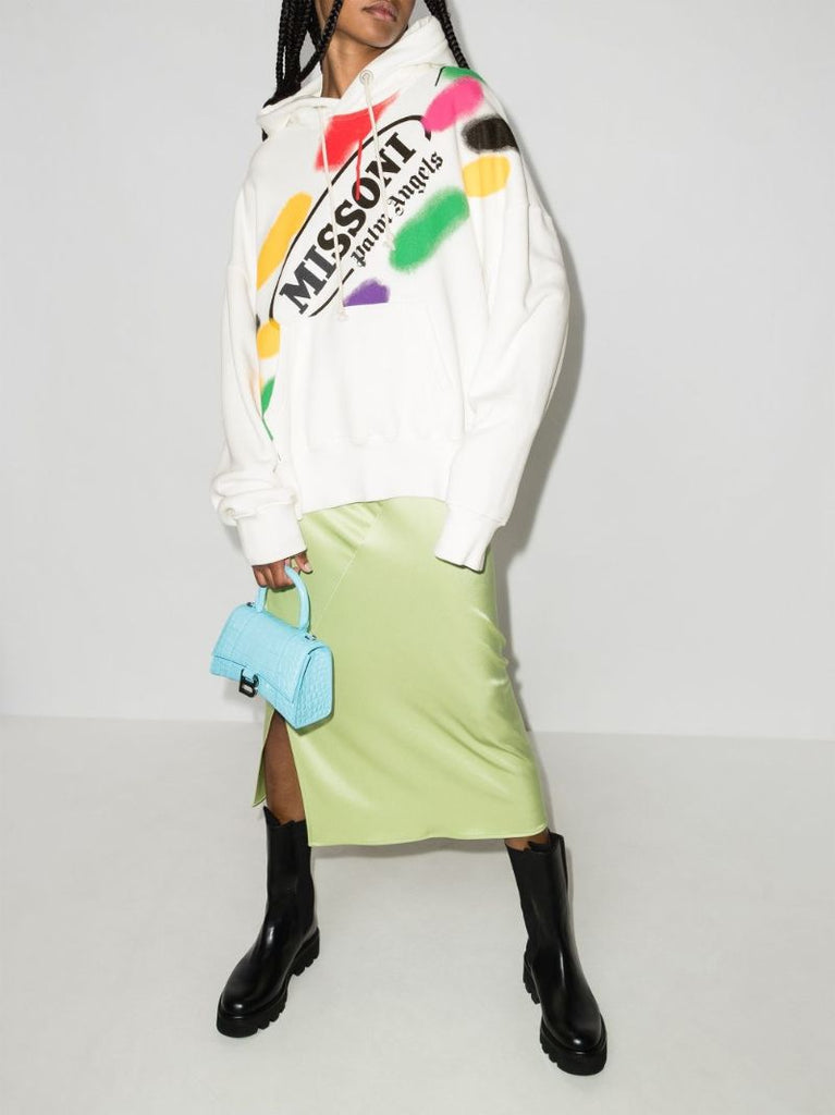 X Missoni Sport Logo Print Hoodie