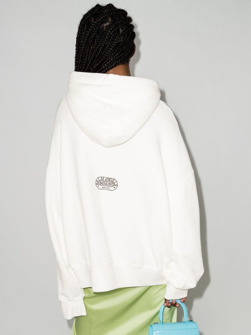 X Missoni Sport Logo Print Hoodie