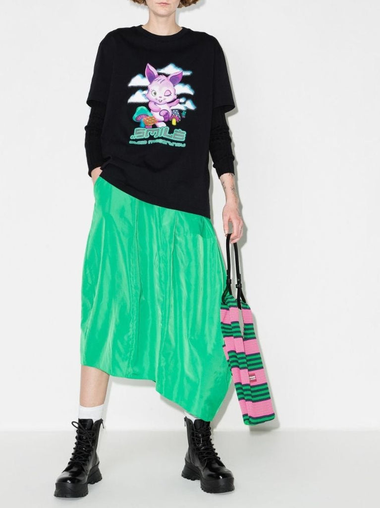 Bunny Print Cotton T-shirt