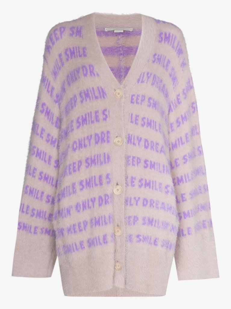 Jacquard Knit Cardigan
